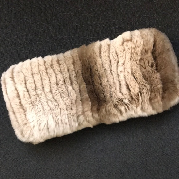 Adrienne landau fur headband - Picture 3 of 8